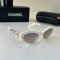 Chanel Fashion Silver Lens Sunglasses for Men & Women - 358086