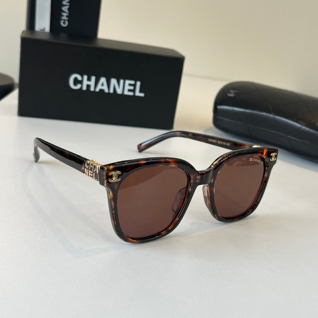 Chanel Fashion Black Lens Sunglasses for Men & Women - 415200