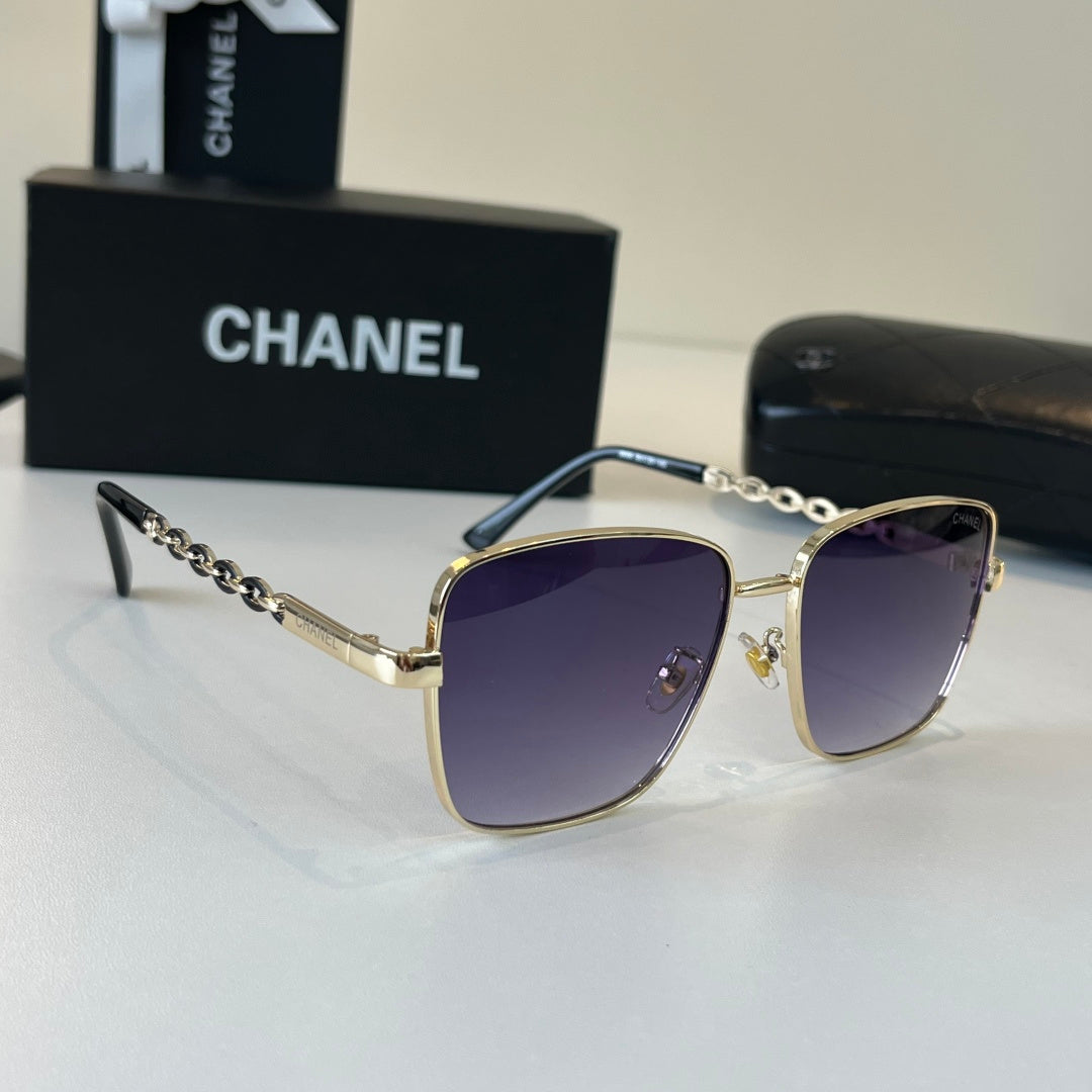 Chanel Fashion Silver Lens Sunglasses for Men & Women - 415202
