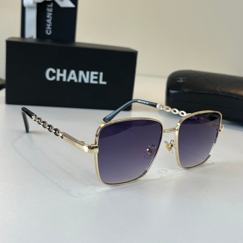Chanel Fashion Silver Lens Sunglasses for Men & Women - 358097