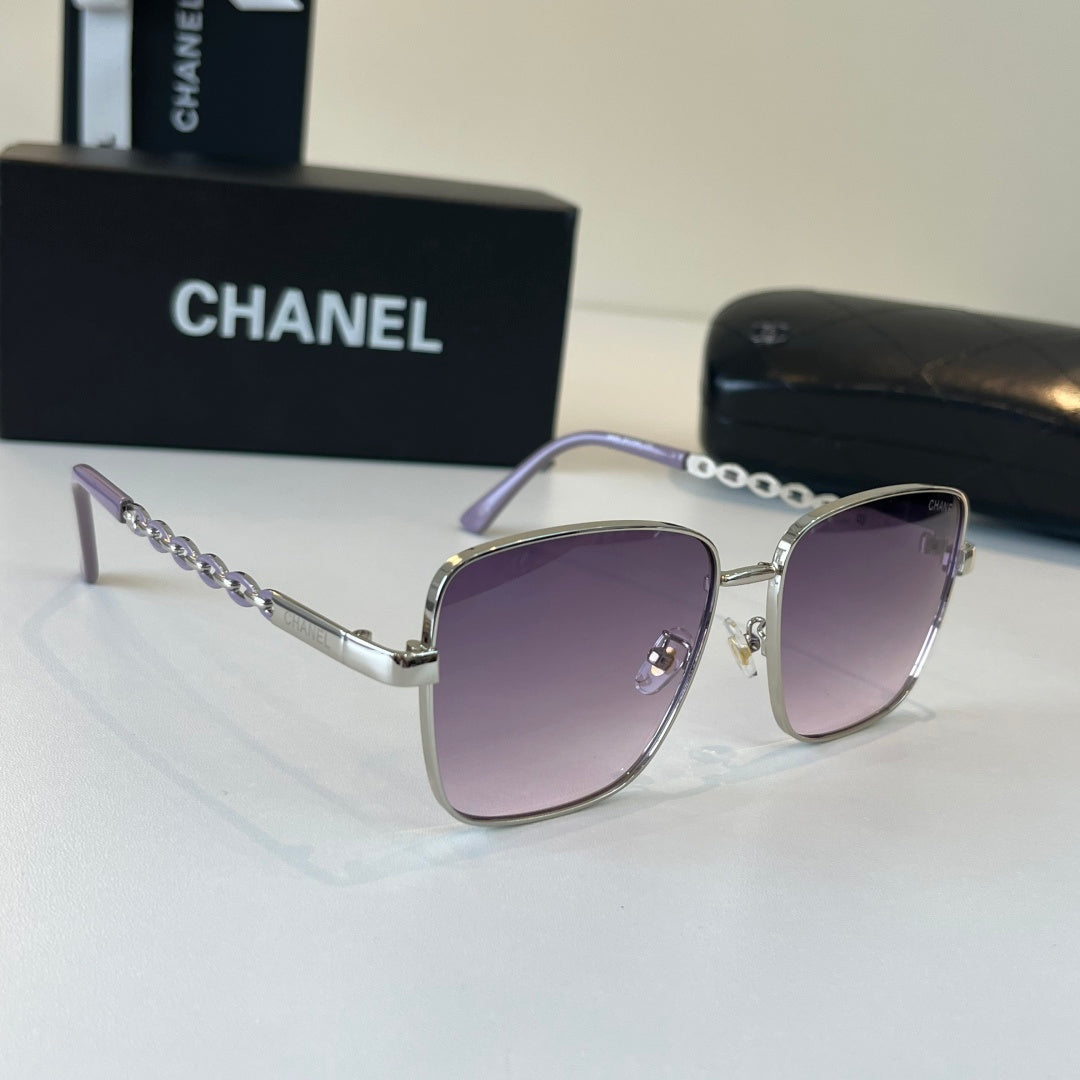 Chanel Fashion Silver Lens Sunglasses for Men & Women - 415203
