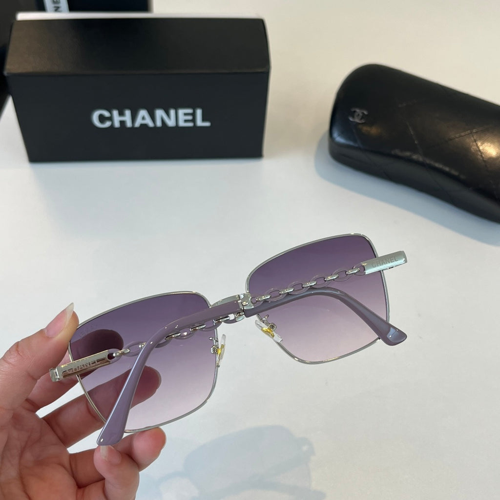 Chanel Fashion Silver Lens Sunglasses for Men & Women - 358098 - detail image 8