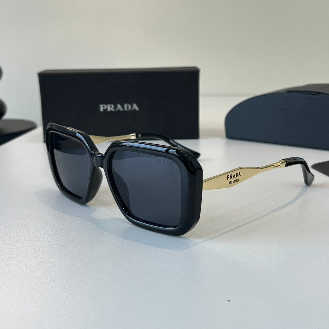 Prada Fashion Black Lens Sunglasses for Men & Women - 415726 - detail image 3
