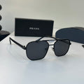 Prada Fashion Black Lens Sunglasses for Men - 358356