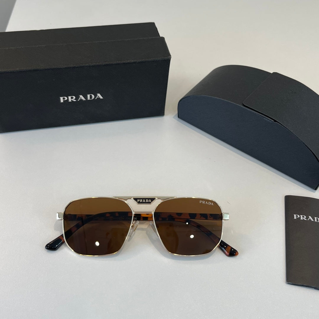 Prada Fashion Brown Lens Sunglasses for Men - detail image 4
