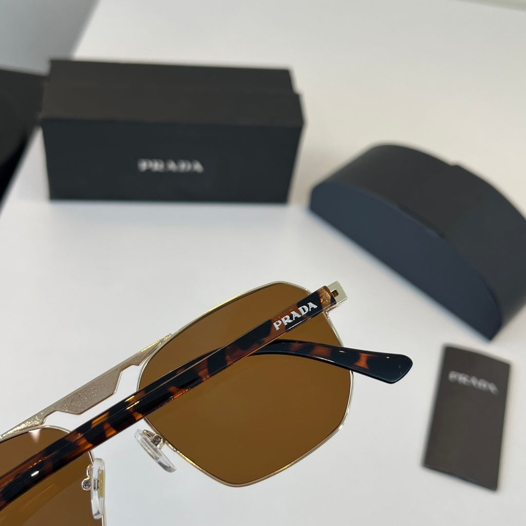 Prada Fashion Brown Lens Sunglasses for Men - detail image 7