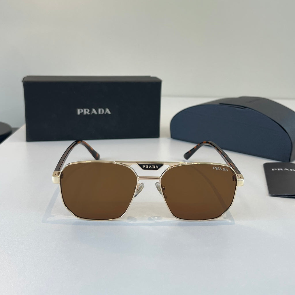 Prada Fashion Brown Lens Sunglasses for Men - detail image 2