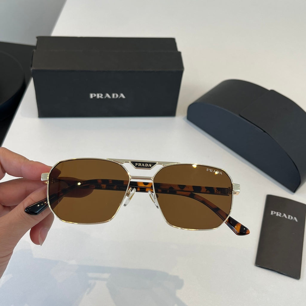 Prada Fashion Brown Lens Sunglasses for Men - 415729 - detail image 5