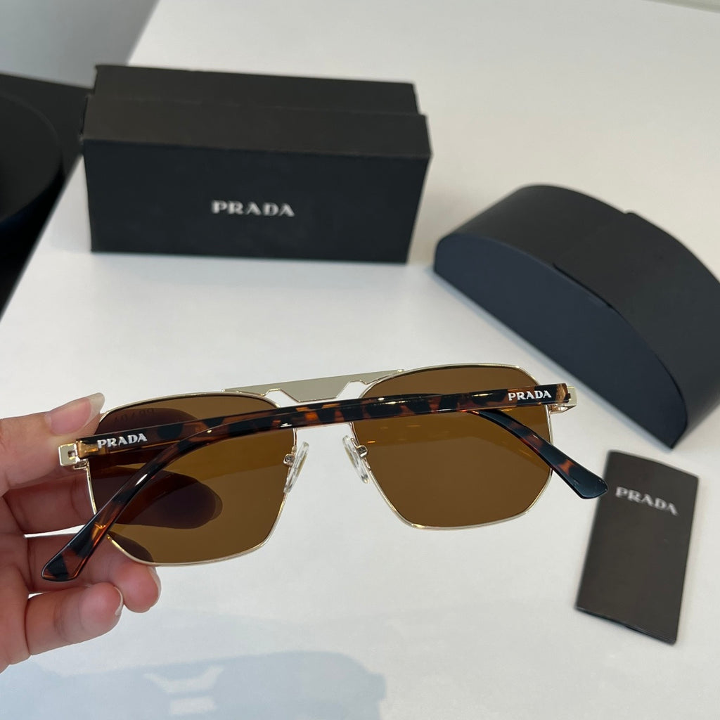 Prada Fashion Brown Lens Sunglasses for Men - detail image 8