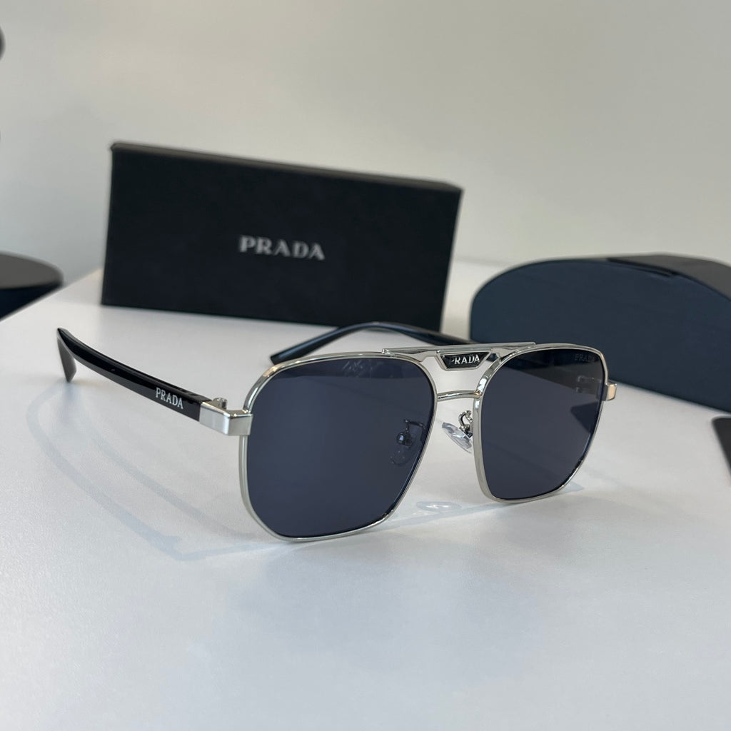 Prada Fashion Black Lens Sunglasses for Men - 415730