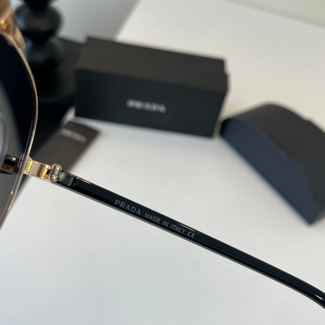 Prada Metal Aviator Silver Lens Sunglasses for Men & Women - 465651 - detail image 10
