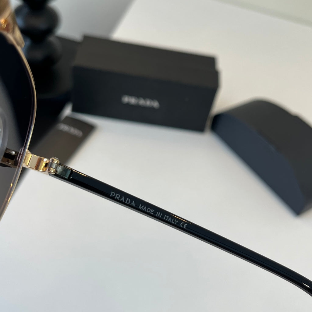 Prada Metal Aviator Silver Lens Sunglasses for Men & Women - 415735 - detail image 10