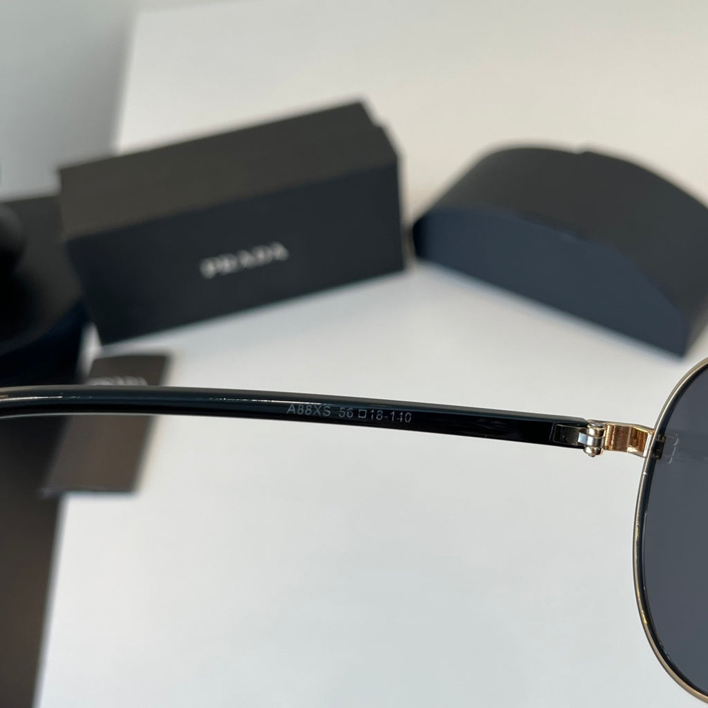 Prada Metal Aviator Silver Lens Sunglasses for Men & Women - 415736 - detail image 10