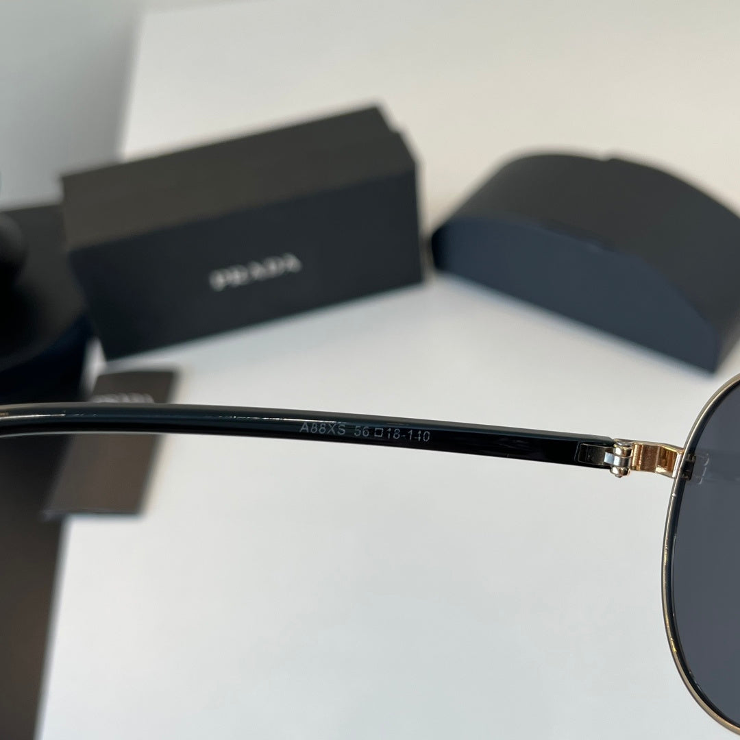 Prada Metal Aviator Silver Lens Sunglasses for Men & Women - 415736 - detail image 10