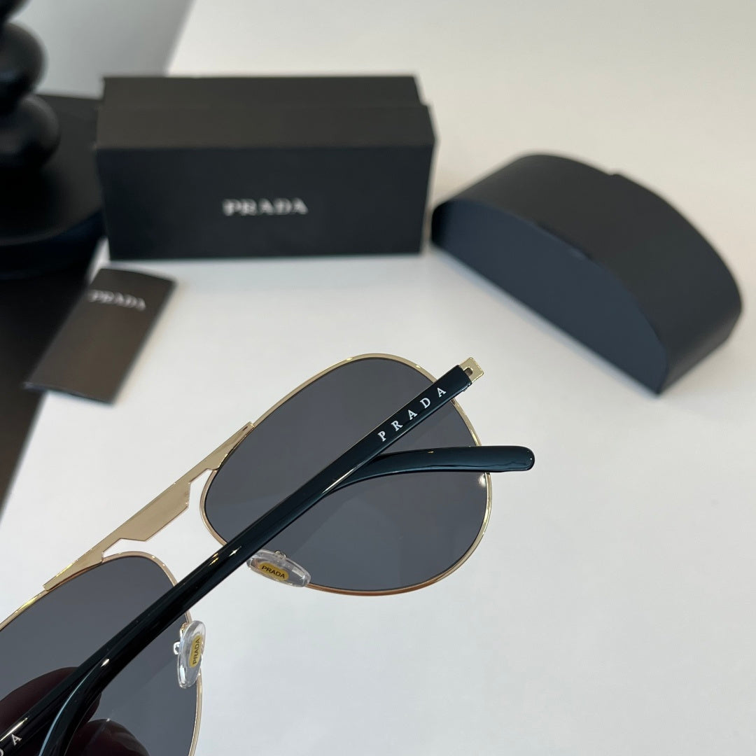 Prada Metal Aviator Silver Lens Sunglasses for Men & Women - 465652 - detail image 8