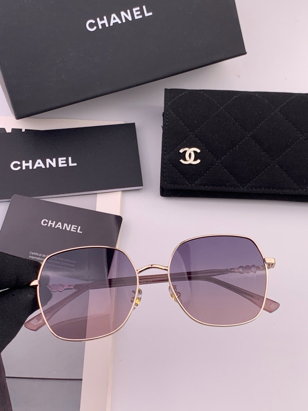 Chanel CH0193 Fashion Gray Lens Sunglasses for Men & Women - 358129