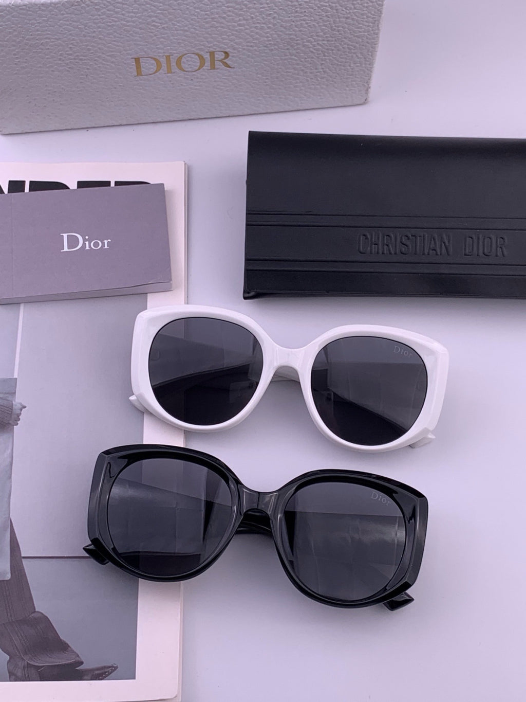 Dior CD7510 Polarized Square Gold Lens Sunglasses for Women - 358167 - detail image 7