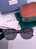 Gucci G6753 Round Black Lens Sunglasses for Men & Women - 357914