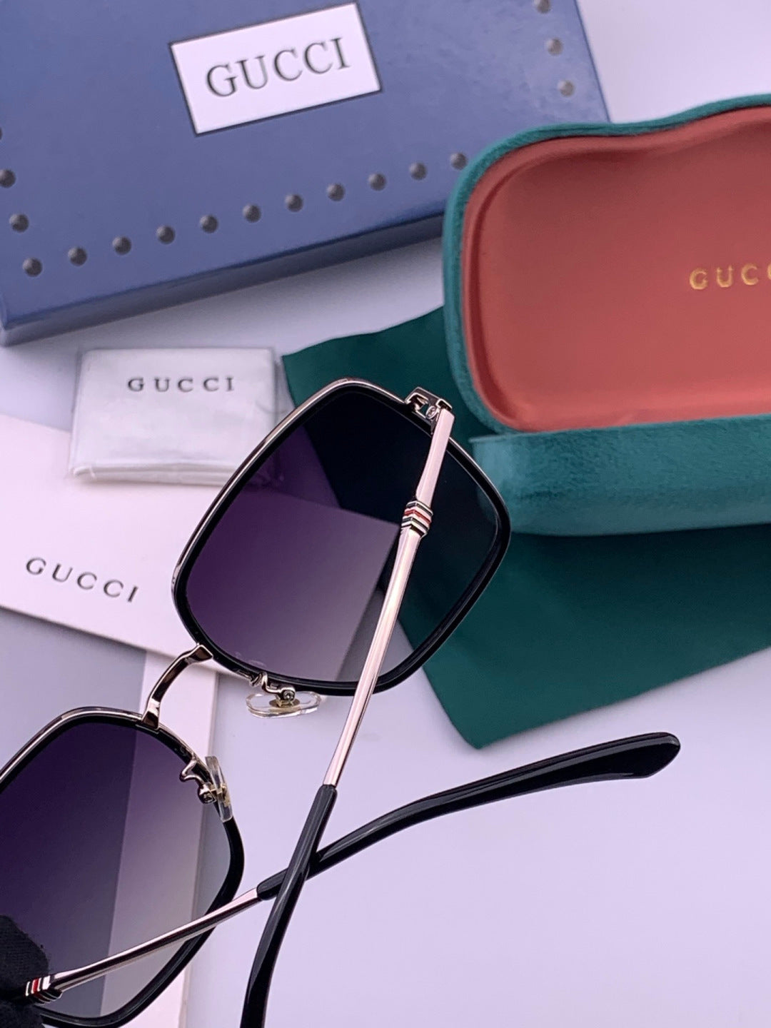 Gucci G1640 Polarized Round Brown Lens Sunglasses for Women - 357920 - detail image 5