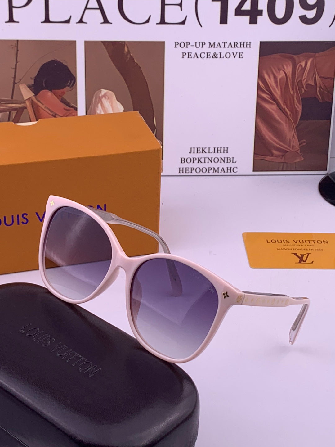 Louis Vuitton Fashion Black Lens Sunglasses for Men & Women - 357740 - detail image 2