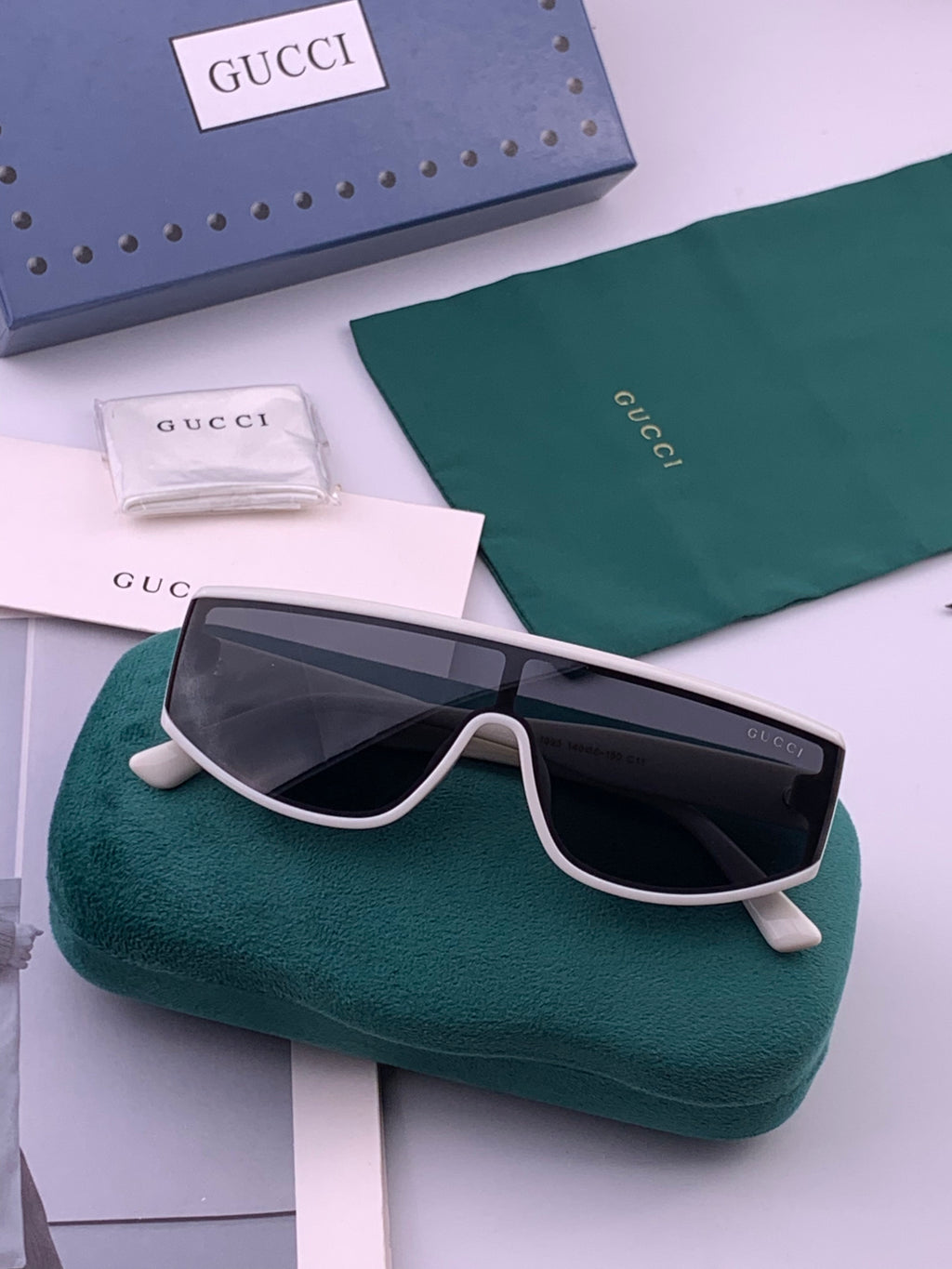 Gucci G3109 Fashion Black Lens Sunglasses for Men & Women - 357931 - detail image 7