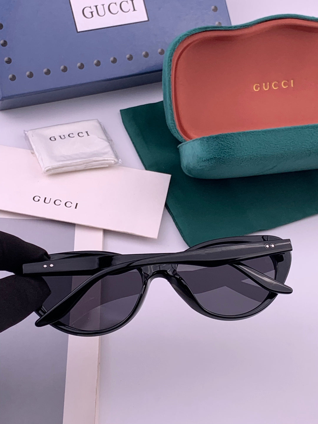 Gucci G65504 Polarized Fashion Black Lens Sunglasses for Men & Women - 357895 - detail image 5