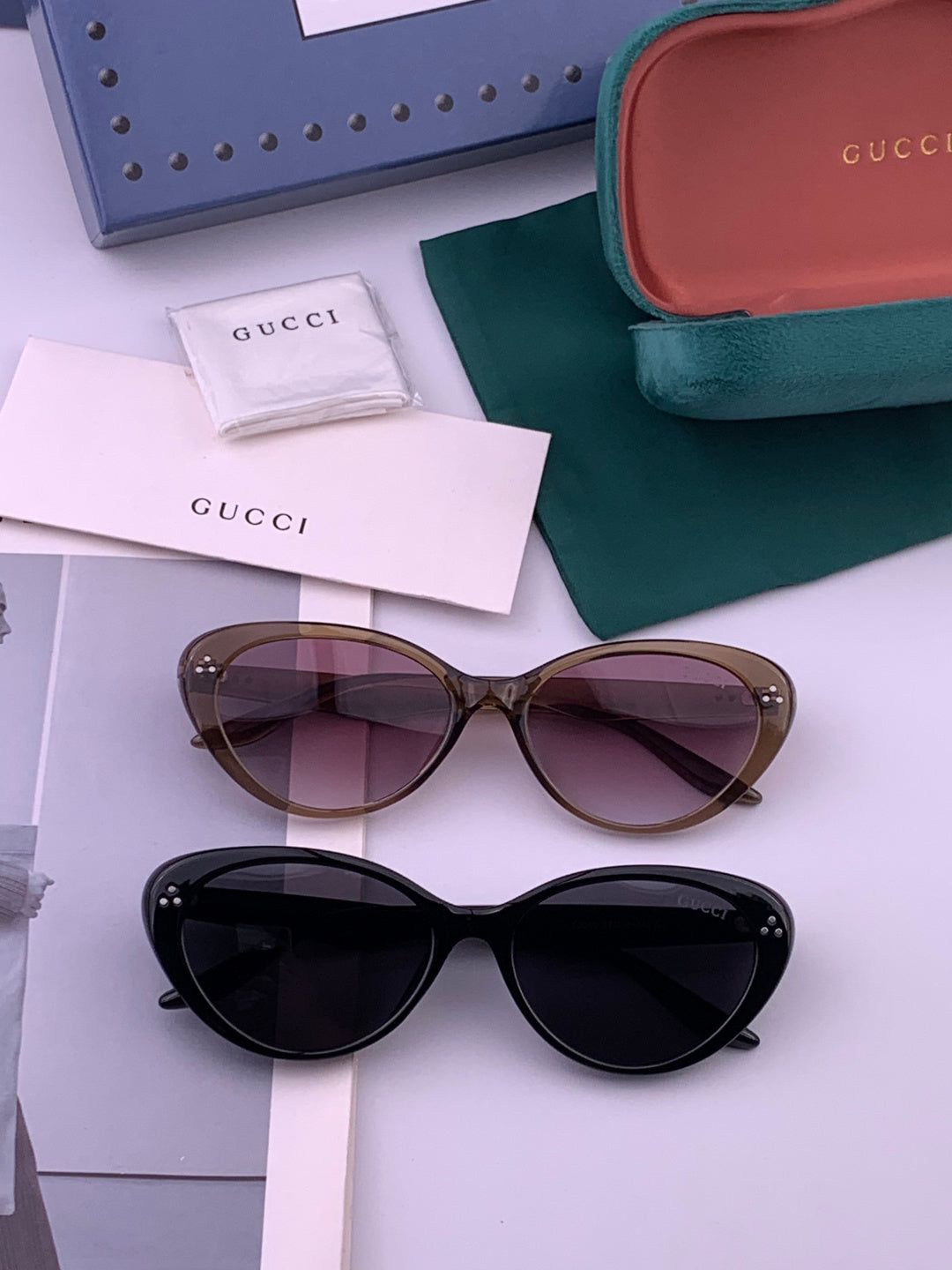 Gucci G65504 Polarized Fashion Black Lens Sunglasses for Men & Women - 357896 - detail image 8