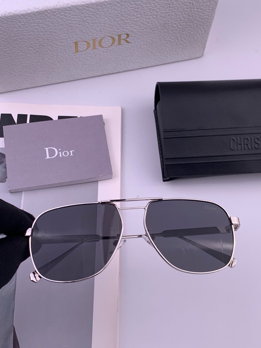 Dior CD313 Fashion Black Lens Sunglasses for Women - 358203