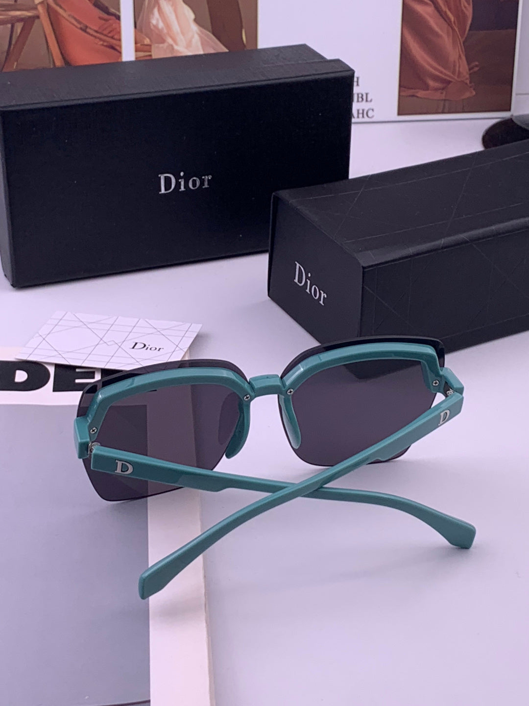 Dior D68000 Polarized Fashion Gold Lens Sunglasses for Men & Women - 358204 - detail image 7