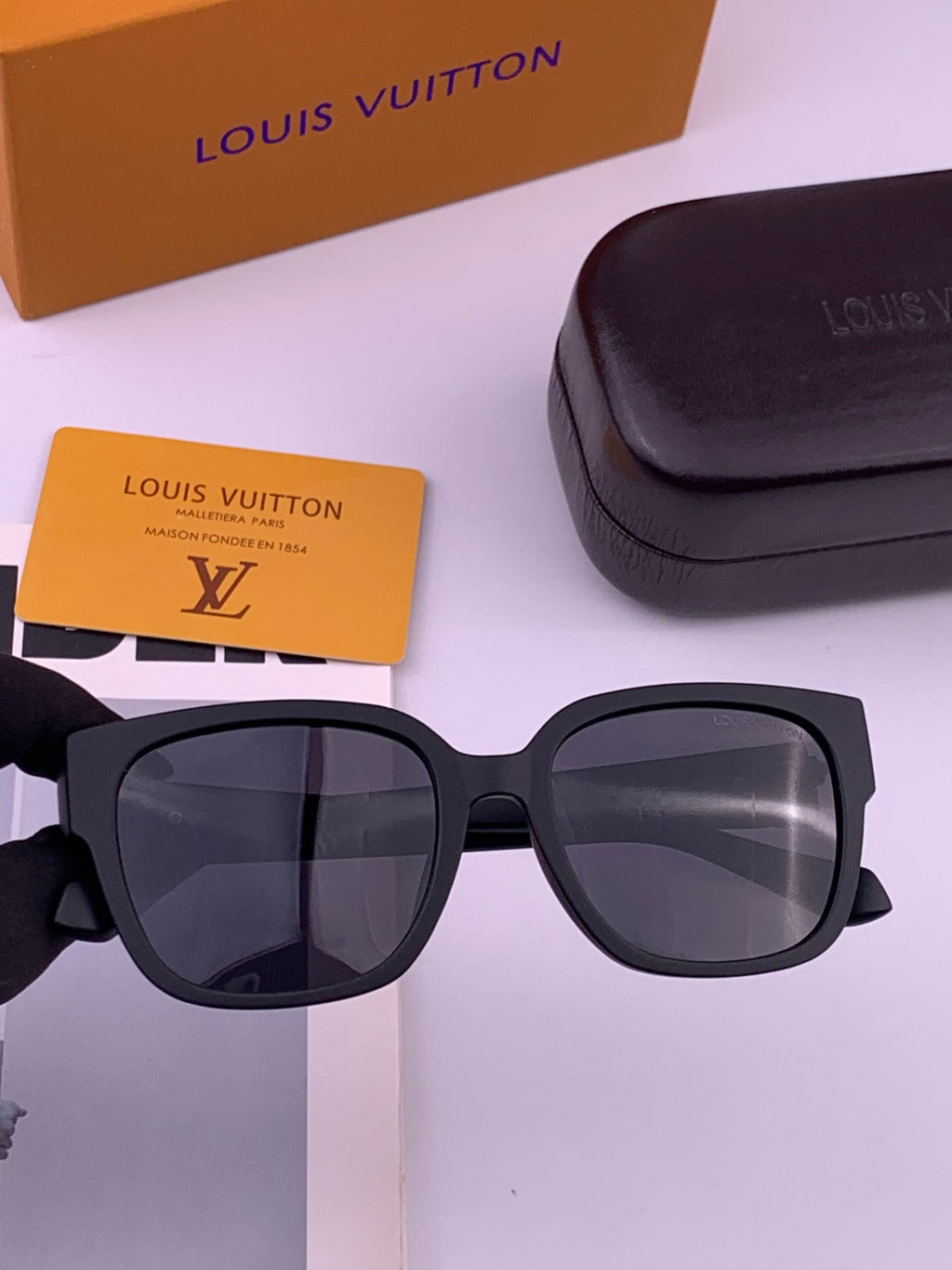 Louis Vuitton L7511 Square Brown Lens Sunglasses for Men & Women - 357736