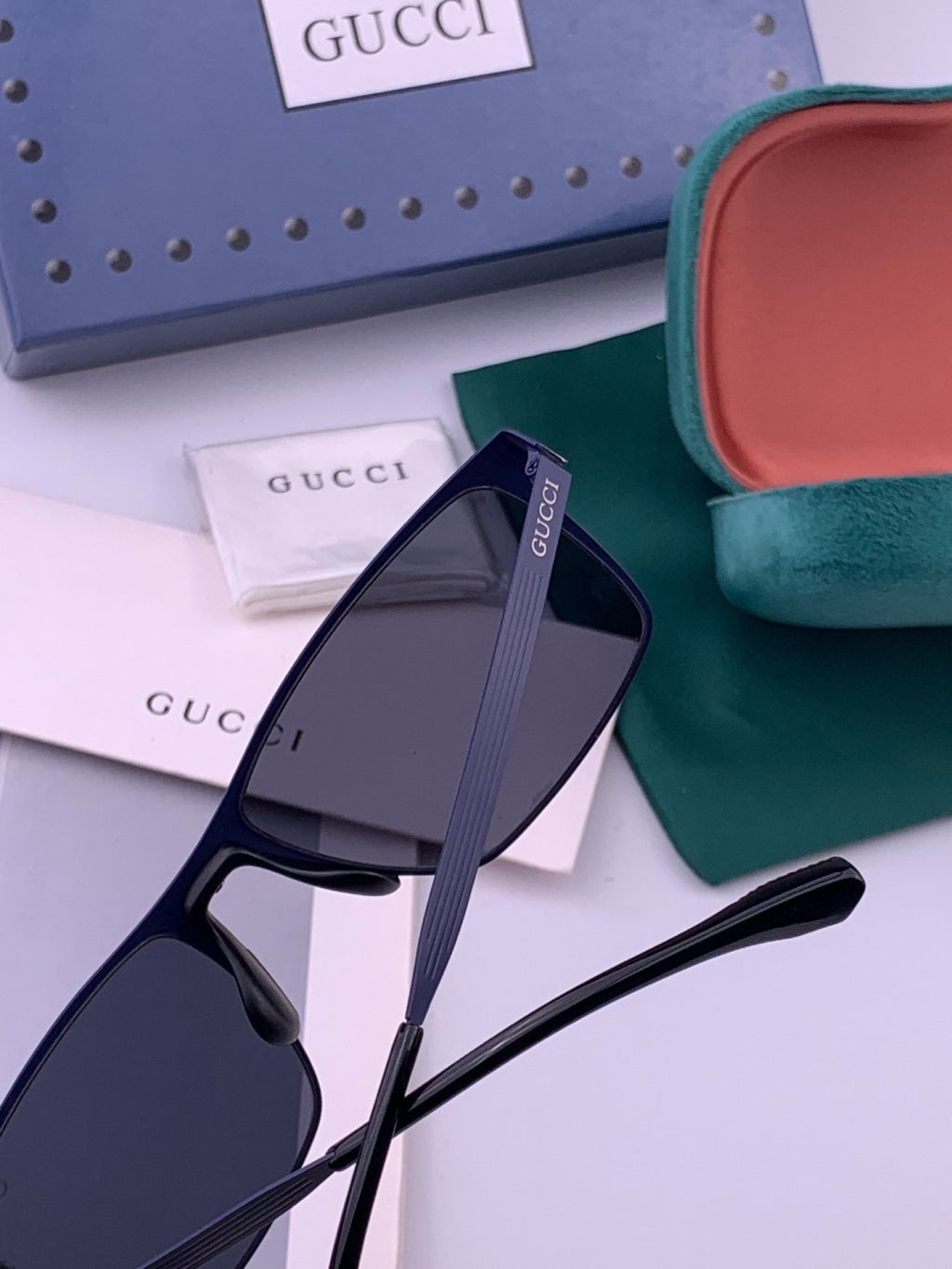 Gucci G6225 Polarized Aviator Gold Lens Sunglasses for Men - 357899 - detail image 4