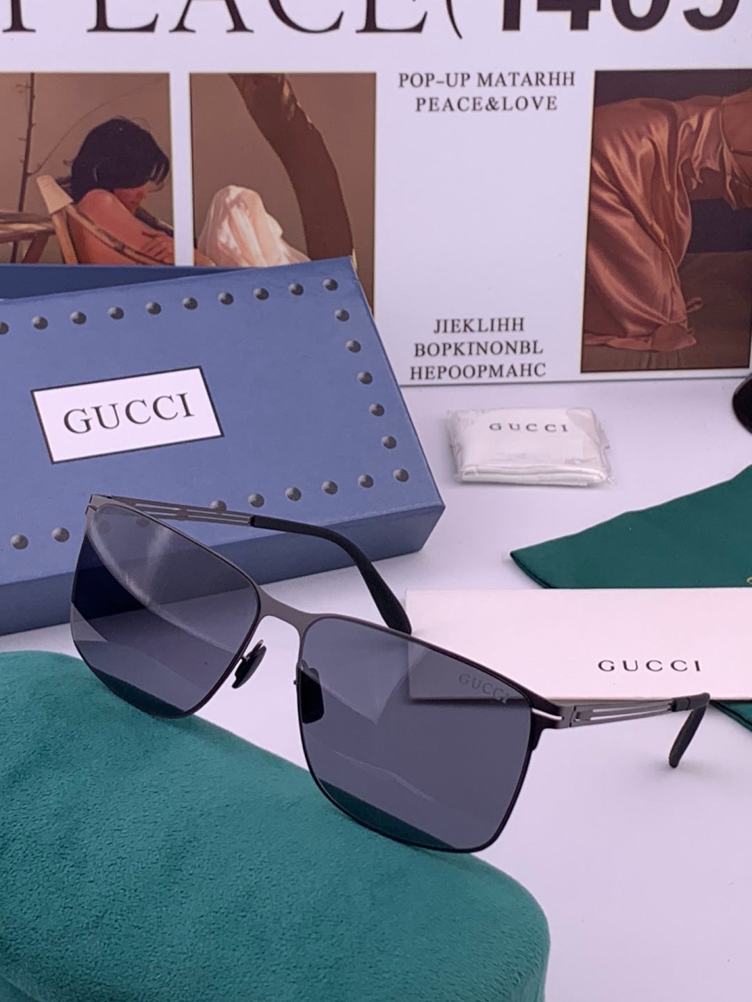 Gucci G7710 Fashion Brown Lens Sunglasses for Men & Women - 357900 - detail image 2