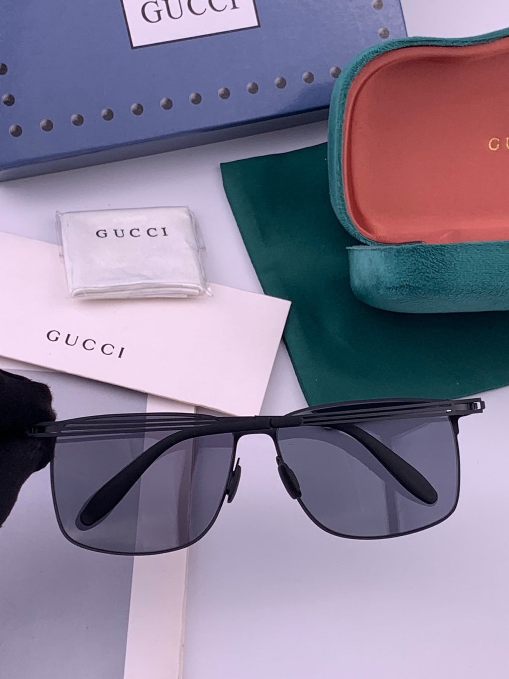 Gucci G7710 Fashion Gold Lens Sunglasses for Men & Women - 357901 - detail image 6