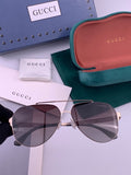 Gucci G5809 Polarized Fashion Gold Lens Sunglasses for Men & Women - 357903
