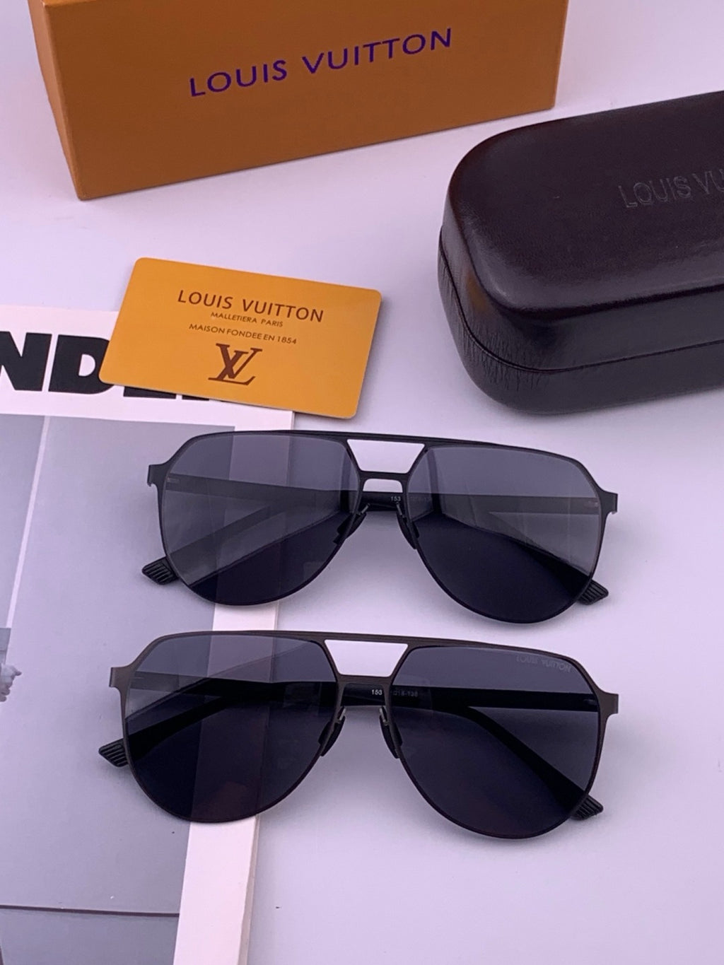 Louis Vuitton L315 Fashion Gold Lens Sunglasses for Men & Women - 357713 - detail image 7