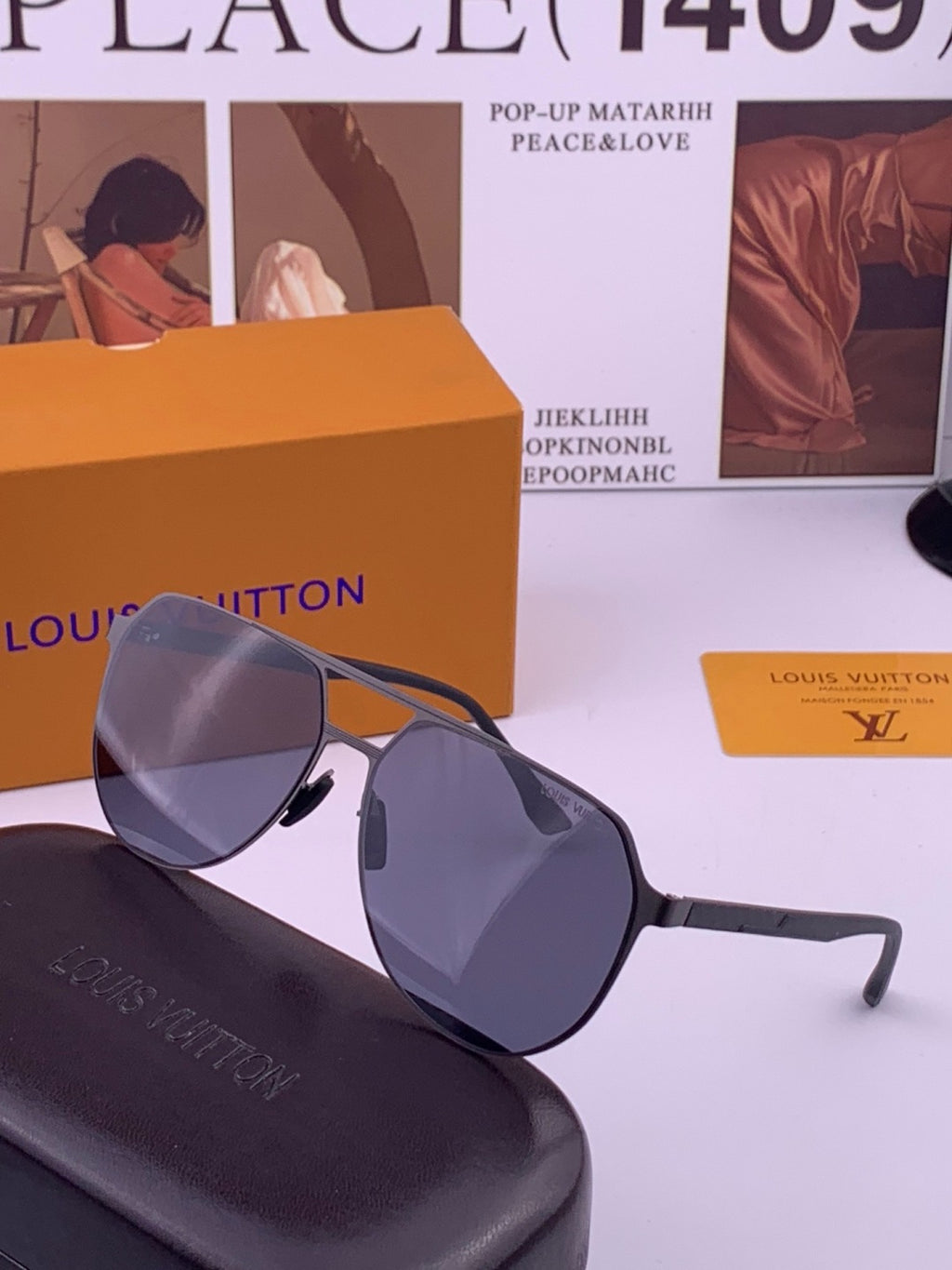 Louis Vuitton L315 Fashion Gold Lens Sunglasses for Men & Women - 357713 - detail image 2