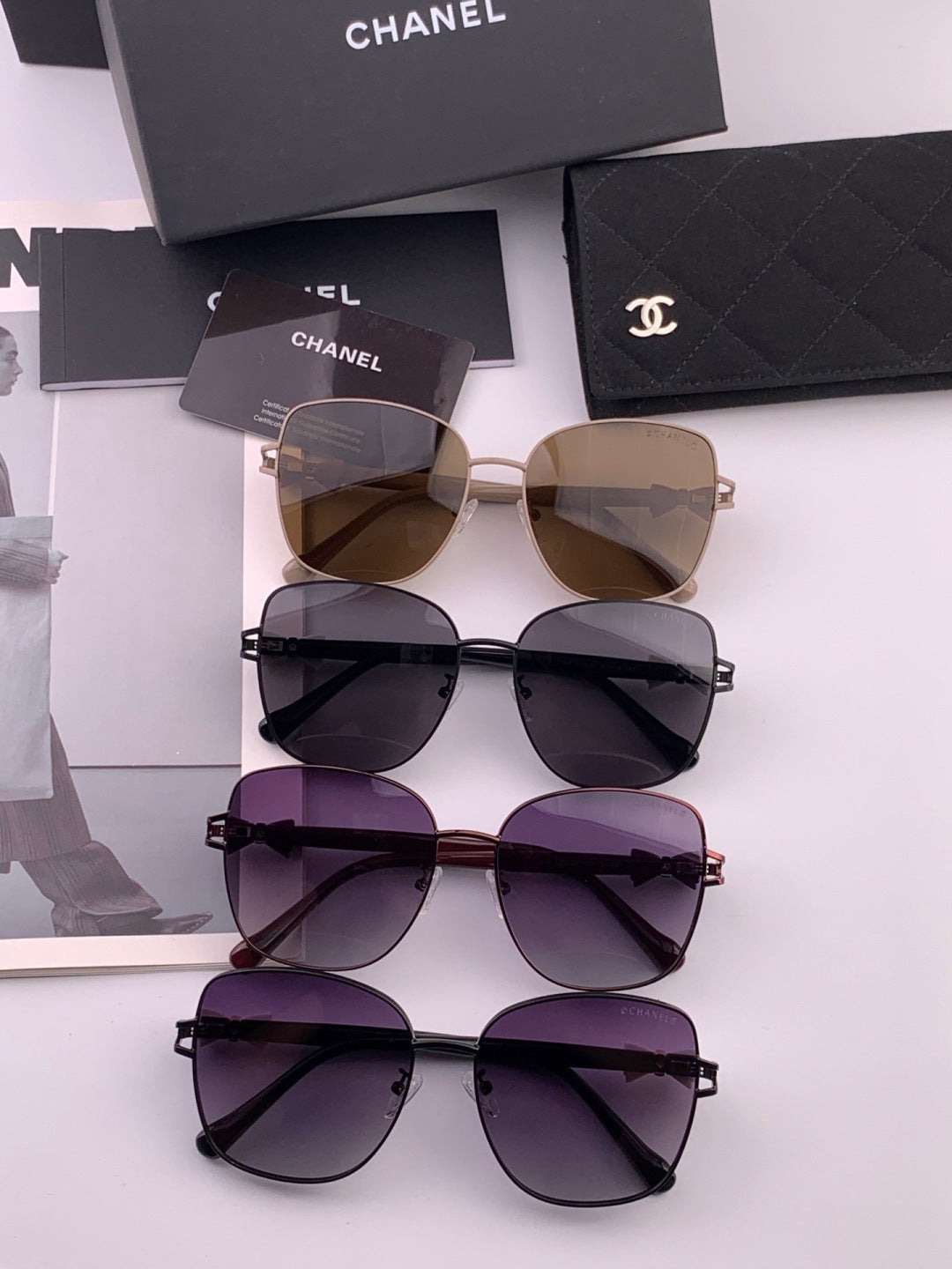 Chanel CH4759 Fashion Black Lens Sunglasses for Men & Women - 357969 - detail image 7