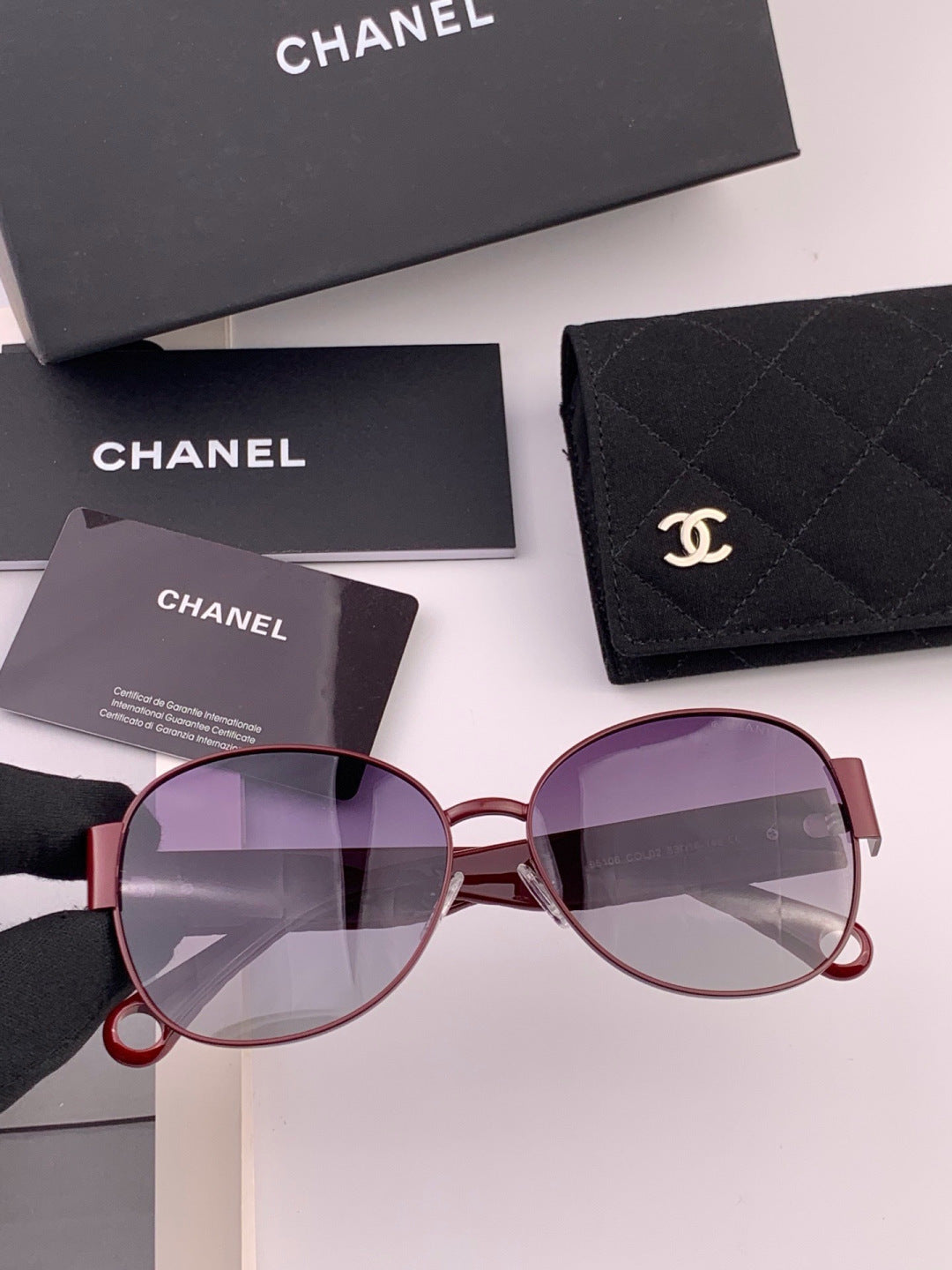 Chanel CH65910 Polarized Fashion Black Lens Sunglasses for Women - 357972