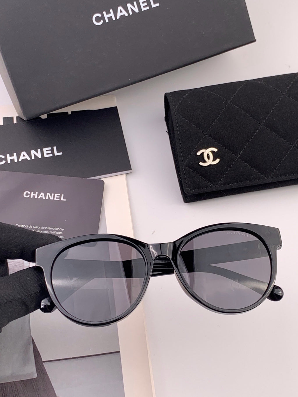 Chanel CH1787 Polarized Round Pink Lens Sunglasses for Women - 357974