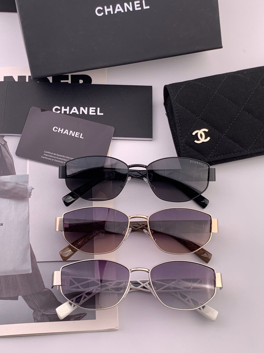 Chanel CH29510 Polarized Fashion Blue Lens Sunglasses for Women - 357976 - detail image 6