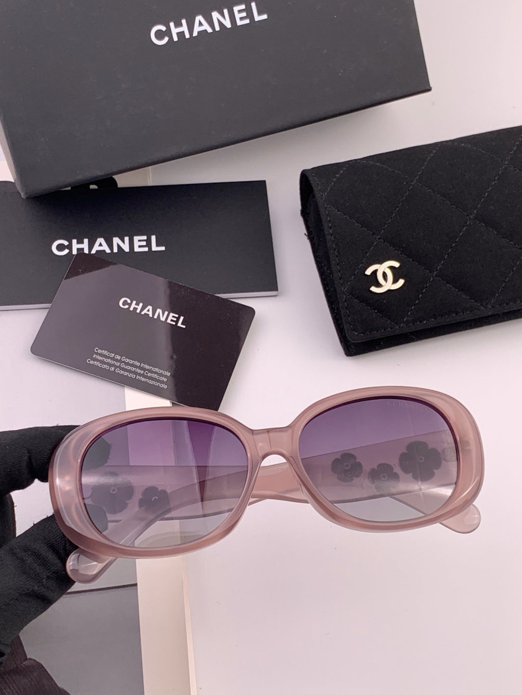 Chanel CH2788 Polarized Round Gold Lens Sunglasses for Men & Women - 357977 - detail image 2
