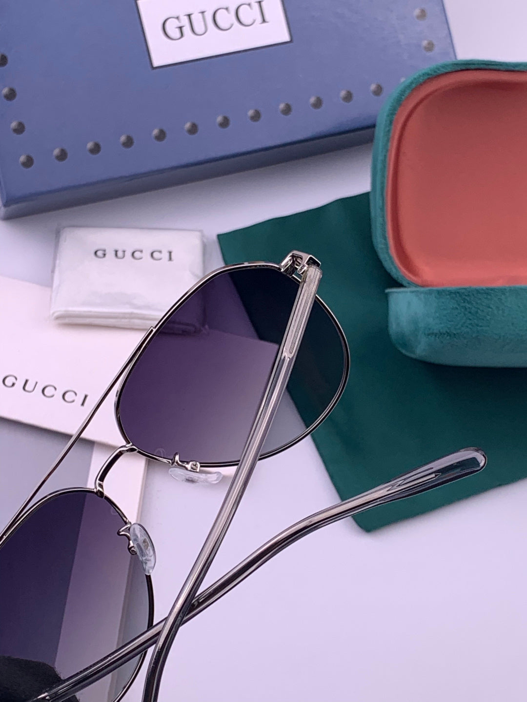 Gucci 5327 Polarized Aviator Gold Lens Sunglasses for Men & Women - 357887 - detail image 5