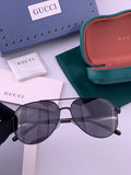 Gucci 5327 Polarized Aviator Gold Lens Sunglasses for Men & Women - 357888