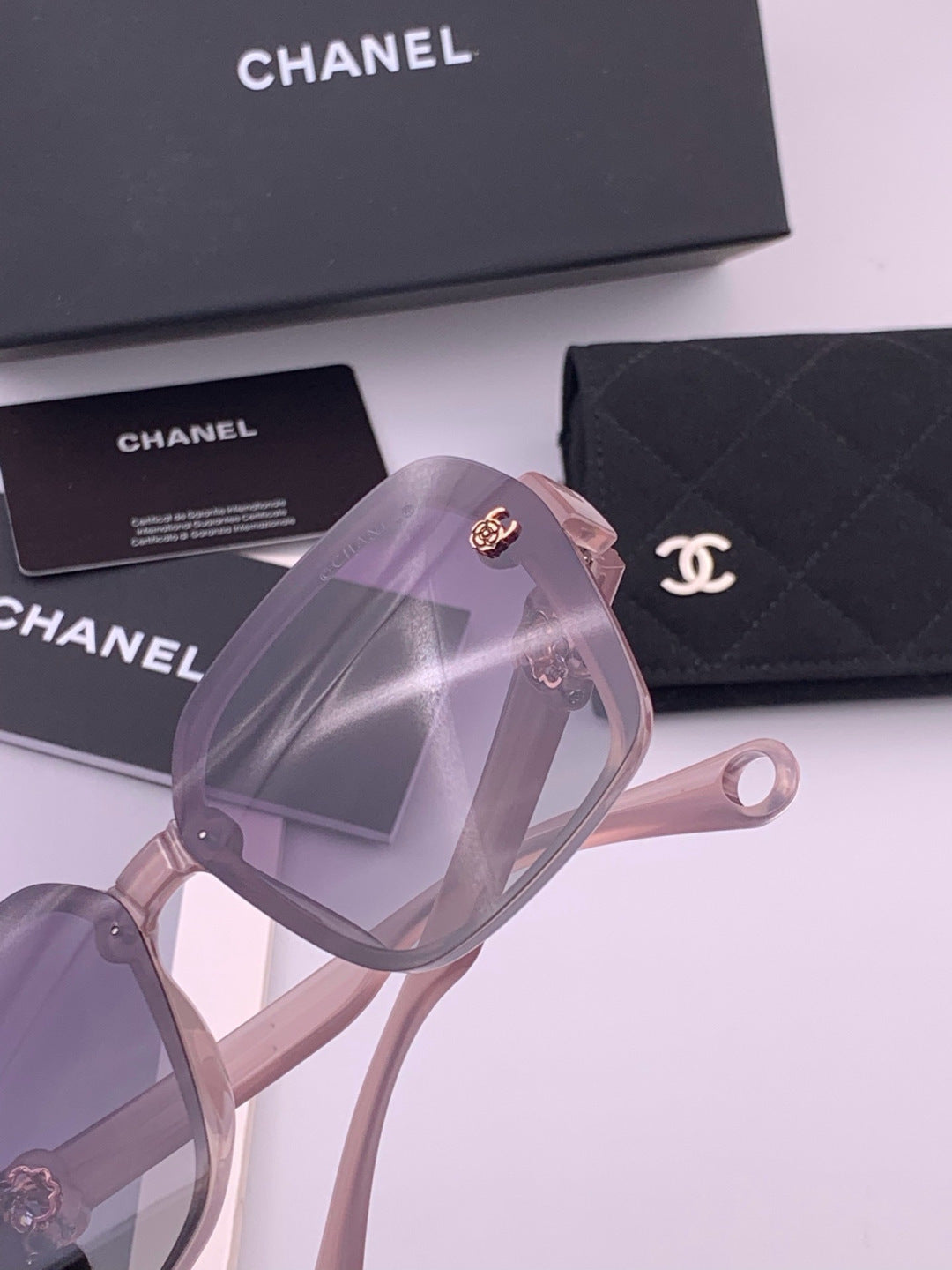 Chanel CH9788 Polarized Oversized Purple Lens Sunglasses for Men & Wo - 357978 - detail image 4