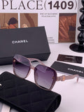 Chanel CH9788 Polarized Oversized Purple Lens Sunglasses for Men & Wo - 357978