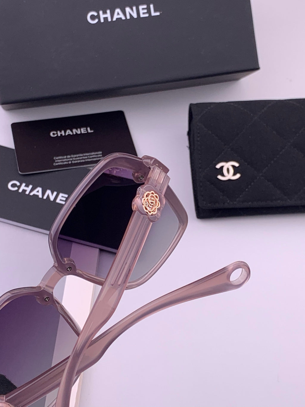 Chanel CH9788 Polarized Oversized Purple Lens Sunglasses for Men & Wo - 357978 - detail image 3