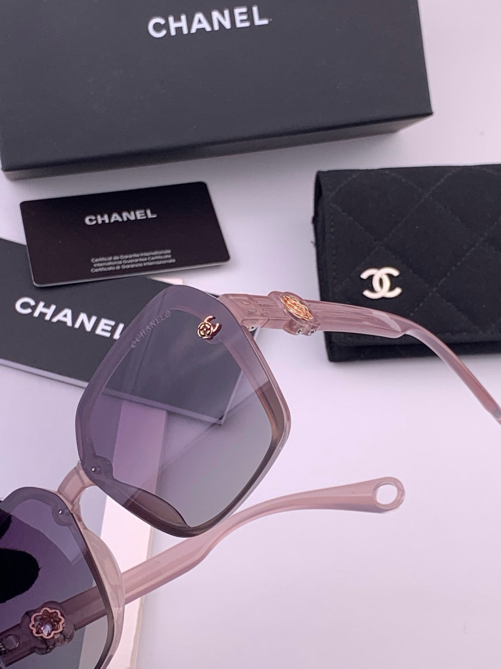 Chanel CH9788 Polarized Oversized Purple Lens Sunglasses for Men & Wo - 357978 - detail image 2