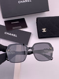 Chanel CH9788 Polarized Oversized Black Lens Sunglasses for Men & Wom - 357979