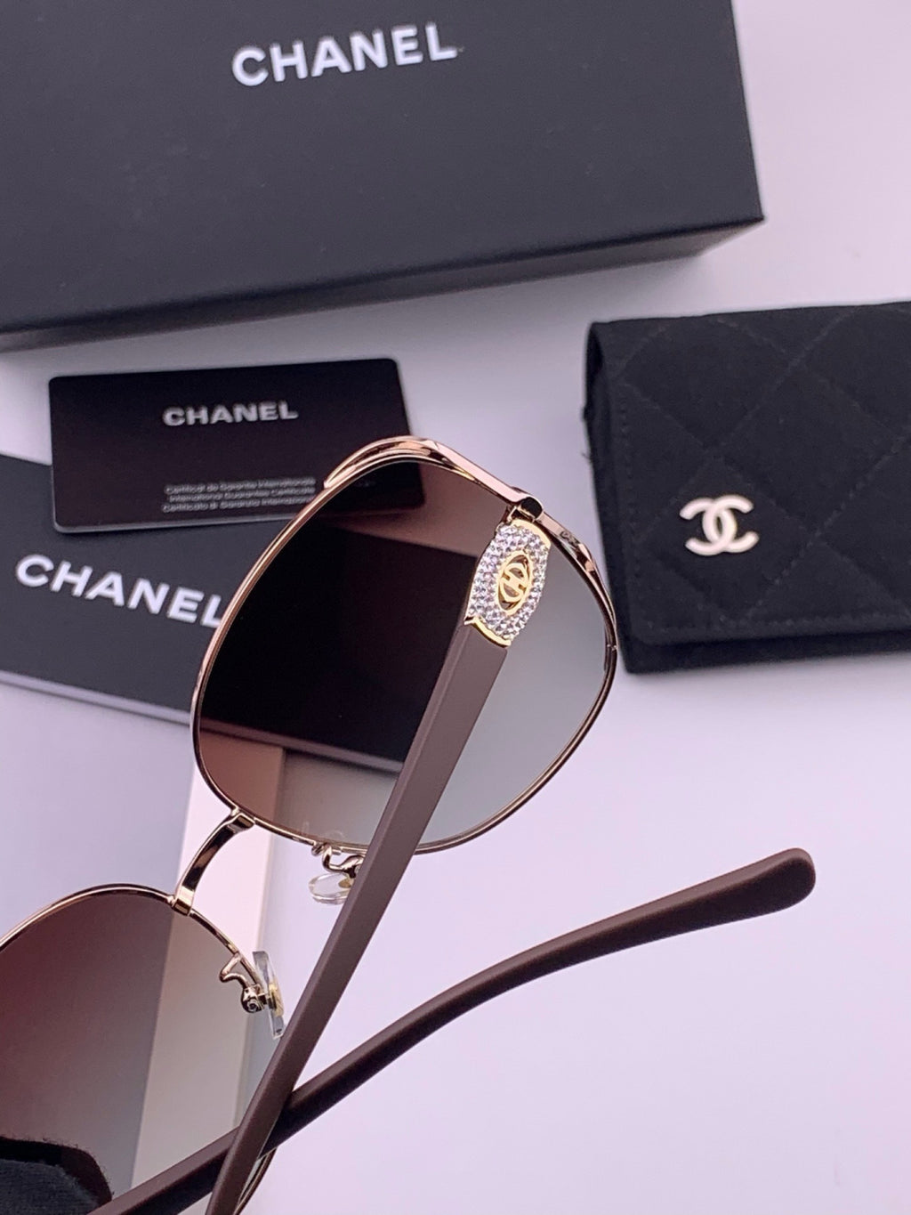 Chanel CH0915 Polarized Fashion Brown Lens Sunglasses for Men & Women - 357981 - detail image 4