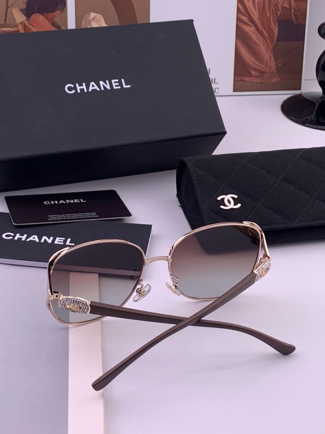Chanel CH0915 Polarized Fashion Brown Lens Sunglasses for Men & Women - 357981 - detail image 5
